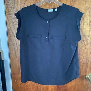 NY&C Basic Black Dress Top